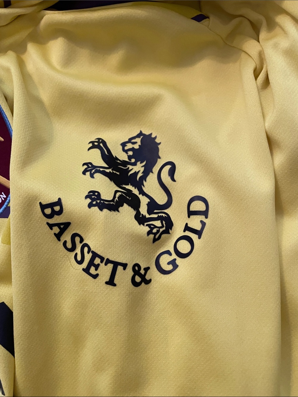 Umbro West Ham Long-Sleeve Yellow Soccer Jersey - Picture 5 of 7